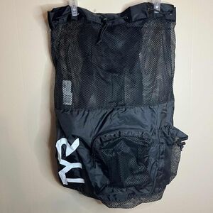 TYR 40L Big Mesh Mummy Backpack In Black NWOT